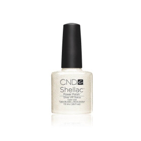 Shellac nail polish - SILVER VIP STATUS CND - 1