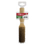 Hair brush wood ash, rectangle, natural bristles IPPA - 1