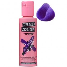 Crazy Color Semi Permanent Hair Colour Dye Cream by Renbow 75 Hot purple CRAZY COLOR - 1