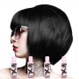 Crazy Color Semi Permanent Hair Colour Dye Cream by Renbow 032 Natural Black CRAZY COLOR - 1