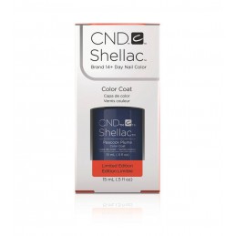 Shellac nail polish - PEACOCK PLUME CND - 1