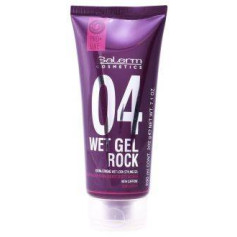 Proline wet gel rock - stiprios fiksacijos modeliuojantis gelis, 200ml Salerm - 1