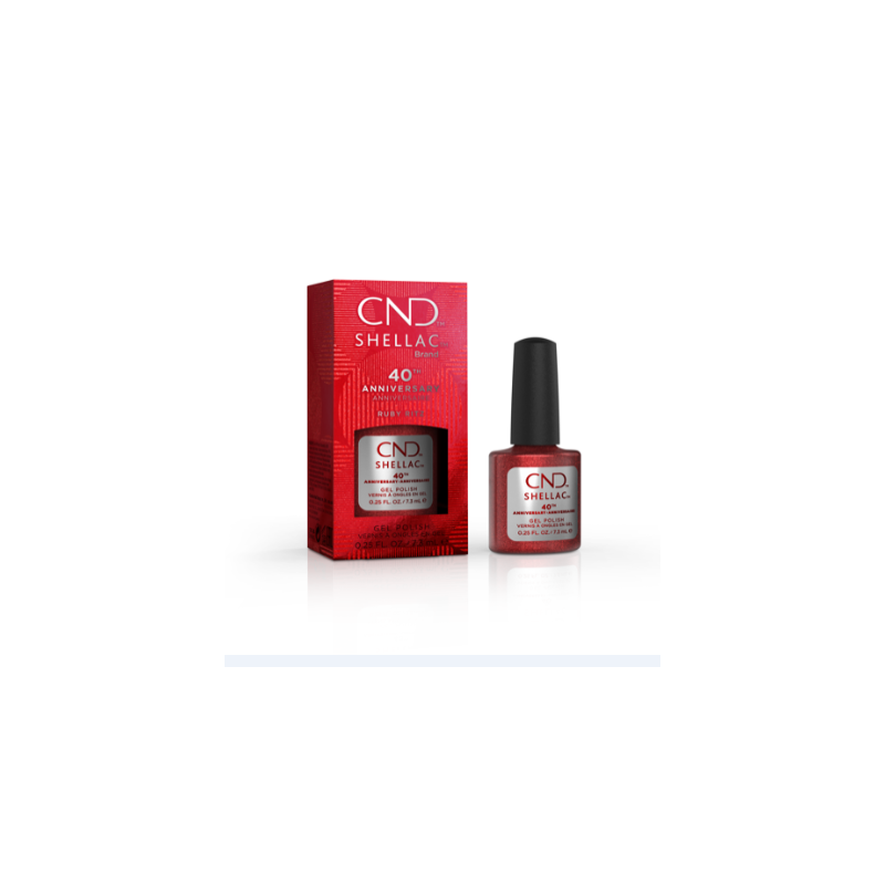 Shellac nail polish - RUBY RITZ CND - 1