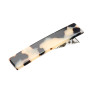 Medium size rectangular shape Alligator hair clip in Tokyo blond Kosmart - 1