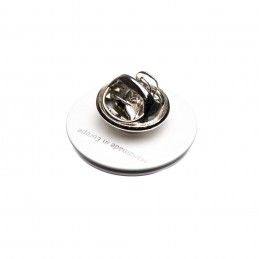 Small size round shape brooch in Black and White Kosmart - 3