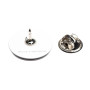 Small size round shape brooch in Black and White Kosmart - 4