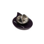 Small size chat shape brooch in Pink and black Kosmart - 2