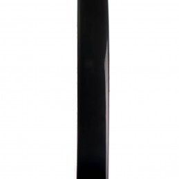 Very large size round shape titanium earrings in Black, 2 pcs. Kosmart - 2