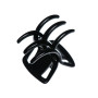 Small size regular shape hair jaw clip in Black Kosmart - 1