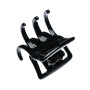 Small size regular shape hair jaw clip in Black Kosmart - 3