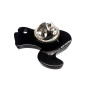 Medium size squirrel shape brooch in Black Kosmart - 3