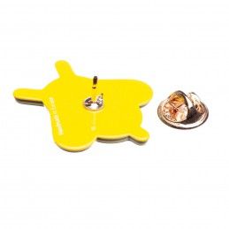 Small size bee shape brooch in Black and yellow Kosmart - 4