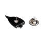 Small size fish shape brooch in Black Kosmart - 4