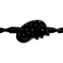 Small size hedgehog shape hair elastic with decoration in Black Kosmart - 3