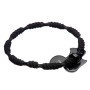 Medium size squirrel shape hair elastic with decoration in Black Kosmart - 2