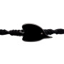 Small size fish shape hair elastic with decoration in Black Kosmart - 3