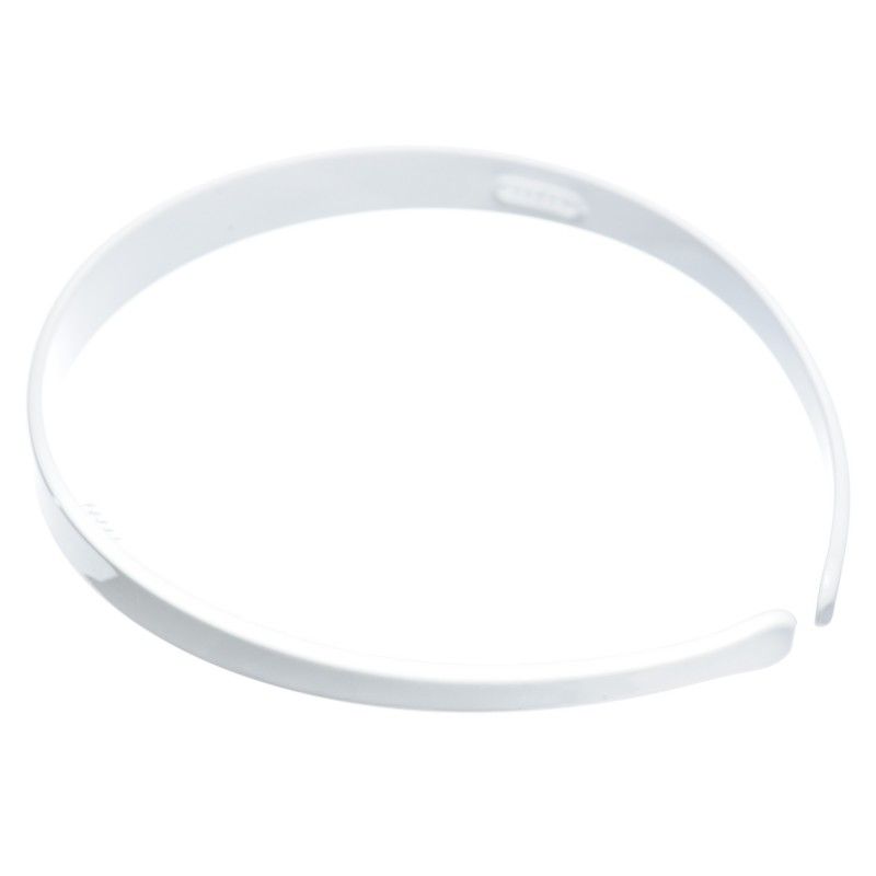 Medium size regular shape headband in White pearl Kosmart - 1