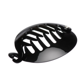 Medium size fish shape hair banana clip in Black Kosmart - 1