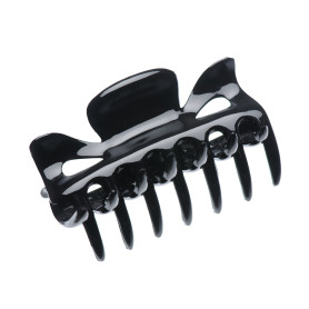 Medium size  regular shape hair jaw clip in Black Kosmart - 1