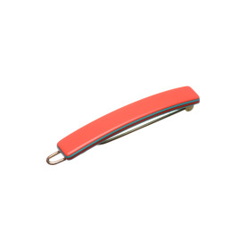 Very small size tiny and skinny shape hair clip in Coral and Turquoise Kosmart - 1