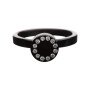 Small size round shape Metal free ring in Black Kosmart - 1