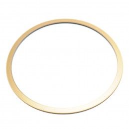 Large size round shape Bracelet in Dark brown demi and gold Kosmart - 2
