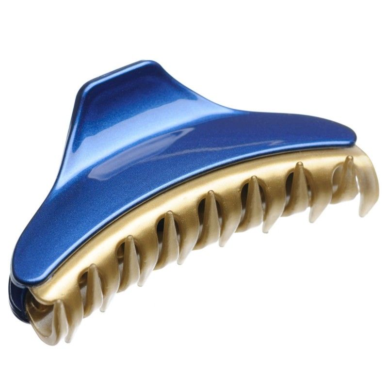 Medium size regular shape Hair claw clip in Blue Kosmart - 1