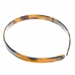 Medium size regular shape Headband in Black and gold texture Kosmart - 3