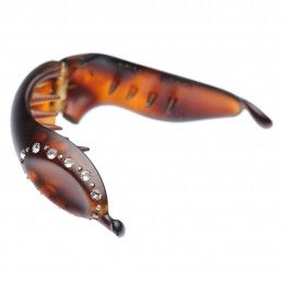 Medium size regular shape Ponytail holder in Brown Kosmart - 3