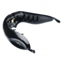 Medium size regular shape Ponytail holder in Black Kosmart - 3