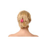 Medium size regular shape Hair claw clip in Pink Kosmart - 5