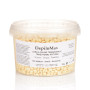 White stripless depilation wax. Granules, 350 gr. PVC JAR DIM - 1