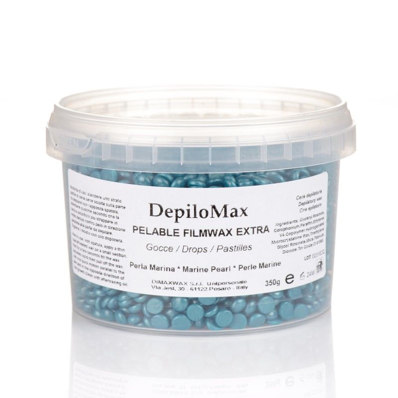 350 gr./ burka zila ar mikromikriem karstajiem FILMAX vaska pilieniem depilācijai DIM - 1