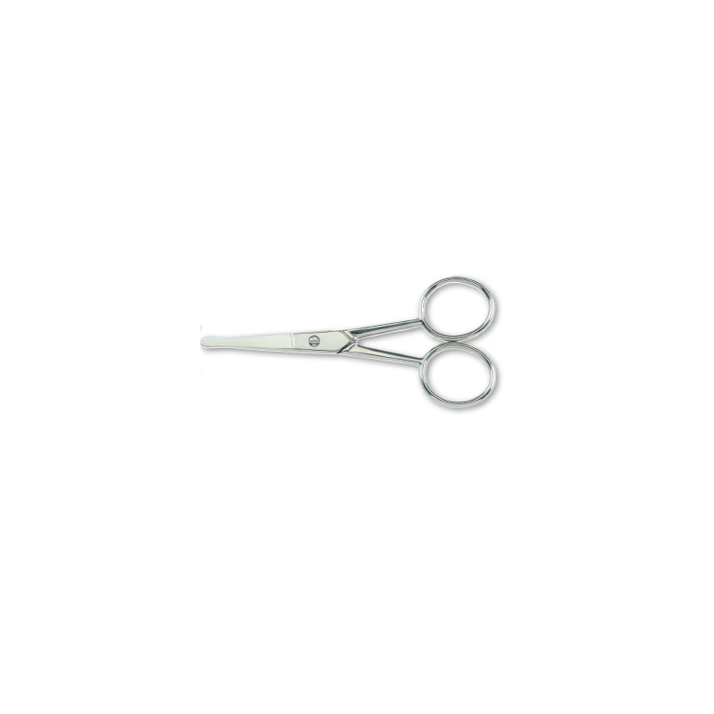 Nose scissors carbon steel, nickel plated, straight blades  3,5'' Kiepe - 1