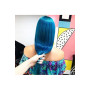 Crazy Color Semi Permanent Hair Colour Dye Cream by Renbow Capri Blue