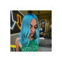 Crazy Color Semi Permanent Hair Colour Dye Cream by Renbow 63 Bubblegum Blue