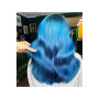 Crazy Color Semi Permanent Hair Colour Dye Cream by Renbow 72  Sapphire