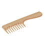 Beech wooden comb with handle 180mm