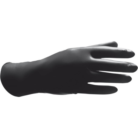 Reusable Gloves BLACK TOUCH, S, 10PCS