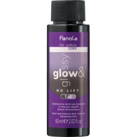 Fanola Glow & Glossy T.02 Demi-Permanent Hair Color Oil, Ammonia Free, 60ml