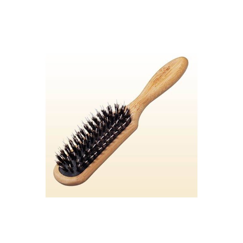 Bamboo brush with boar and nylon bristles Comair - 1