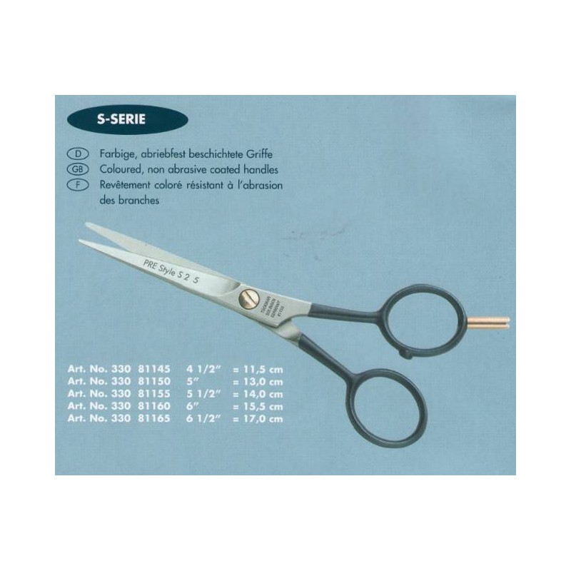 Professional scissors made of stainless steel. One blade microserrated Tuckmar - 1
