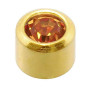 24 CT Gold Plate Studs Caflon - 1