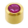 24 CT Gold Plate Studs Caflon - 1