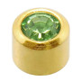 24 CT Gold Plate Studs Caflon - 1