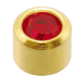 24 CT Gold Plate Studs Caflon - 1