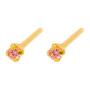 Gold Plate Studs Caflon - 1