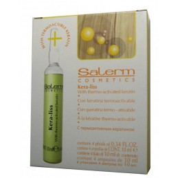 Keratin lotion for relaxed, sensitized or difficult to manage hair in phials Salerm - 1