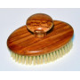 Massage brush with natural bristles bright 127 x 68 mm. 10 rows. KELLER - 1