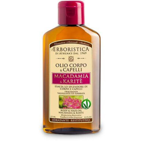 Body and hair oil with Macadamia oil and Shea butter ERBORISTICA - 1